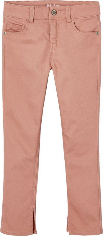 Vertbaudet Onverwoestbare slim fit meisjesbroek met hartjeszakken op de achterkant