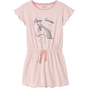Nachthemd - Meisjes - Eenhoornprint - Katoen - Korte Mouwen