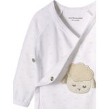 Kraamset - Gemêleerd Beige - 3-delig - Puntschuim - Babyvest - Babybroekje - Body