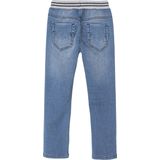 Vertbaudet Rechte fleecebroek jongens denim look