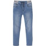 Vertbaudet Rechte fleecebroek jongens denim look