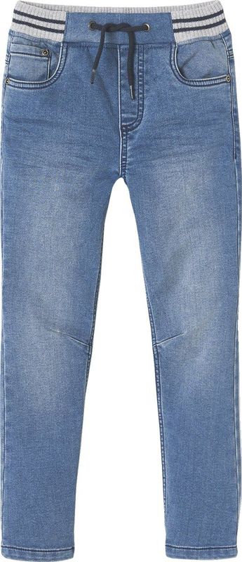 Vertbaudet Rechte fleecebroek jongens denim look