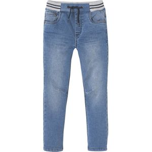 Vertbaudet Rechte fleecebroek jongens denim look