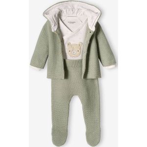 Vertbaudet - 3-delige Kraamset - Puntschuim - Babyvest - Babybroekje - Body