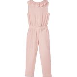 Vertbaudet Lange babytuinbroek van katoenen gaas met kraag van Engels borduurwerk