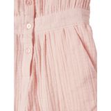 Vertbaudet Lange babytuinbroek van katoenen gaas met kraag van Engels borduurwerk