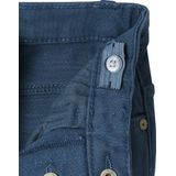 Broek Mom fit MorphologiK Fin meisjes inktblauw