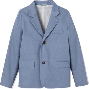 Feestelijk Jasje - Blauw - Katoen/Linnen - Voor Jongens