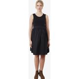 Jerseyjurk - Zwart - Katoenpopeline en Geribd Breisel