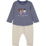 Set - T-shirt en Broek - Gestreept - Katoen - Voor Baby