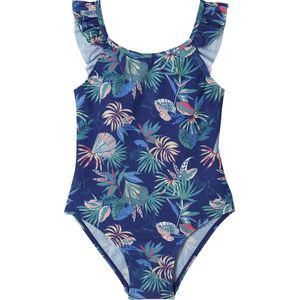 Badpak - Volledig Bedrukt - Meisjes - Ruches - 80% Polyamide, 20% Elastaan