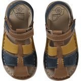 Vertbaudet - Kleutersandalen - Veelkleurig - Leren Sandalen met Klittenband