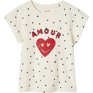 Vertbaudet - Meisjes-T-shirt - Stippen - Katoen
