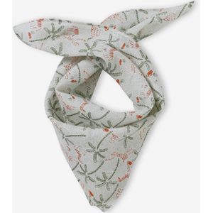 Personaliseerbare sjaal met savanneprint voor babyjongens ecru