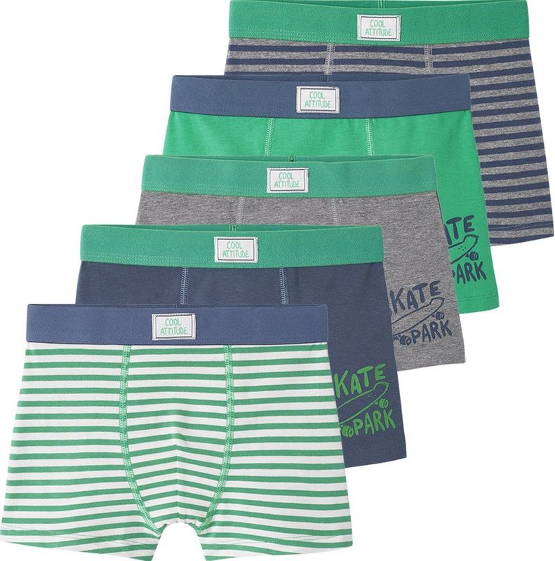 Boxershorts - Skatethema - Set van 5 - 96% Katoen, 4% Elastaan