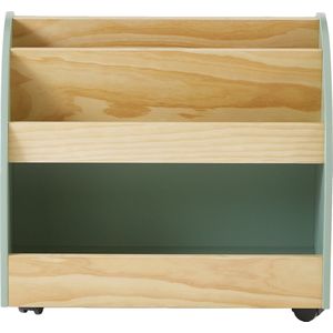 vidaXL Opbergkist met wielen ALTA 73x39,5x44 cm massief