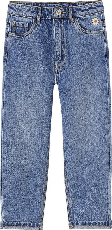 Boyfriendjeans - Stone - Meisjes - Verstelbare Tailleband - 100% Katoen