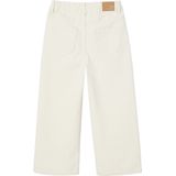 Wijde Meisjesbroek - Ecru - Wijde Pasvorm - 5 Zakken - Katoenen Canvas