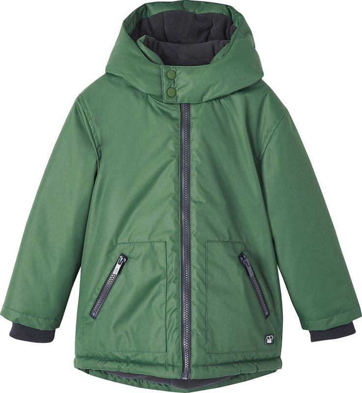 Vertbaudet - Gevoerde Parka - Jongens - Met Capuchon - Fleecevoering