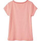 Vertbaudet - Set van 3 T-shirts - Meisjes - Korte Mouwen - Geribd Breiwerk