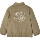 Vertbaudet Gewatteerd meisjesjack met borduurwerk op de achterkant