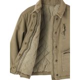 Vertbaudet Gewatteerd meisjesjack met borduurwerk op de achterkant