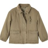 Vertbaudet Gewatteerd meisjesjack met borduurwerk op de achterkant