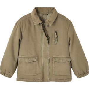 Vertbaudet Gewatteerd meisjesjack met borduurwerk op de achterkant