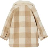 Geruite Overhemdjas - Roze - Wol/POLYESTER/Acryl - Meisjes