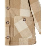 Geruite Overhemdjas - Roze - Wol/POLYESTER/Acryl - Meisjes