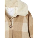 Geruite Overhemdjas - Roze - Wol/POLYESTER/Acryl - Meisjes