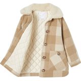 Geruite Overhemdjas - Roze - Wol/POLYESTER/Acryl - Meisjes