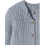 Wijd Vest - Petrolblauw - Schuimbreiwerk - Meisjes