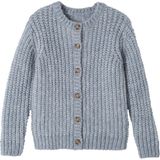 Wijd Vest - Petrolblauw - Schuimbreiwerk - Meisjes