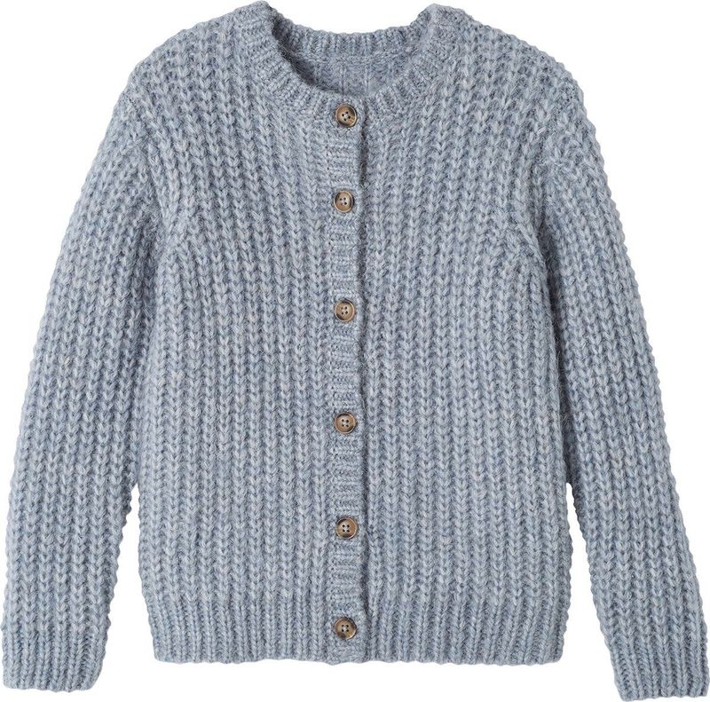 Wijd Vest - Petrolblauw - Schuimbreiwerk - Meisjes