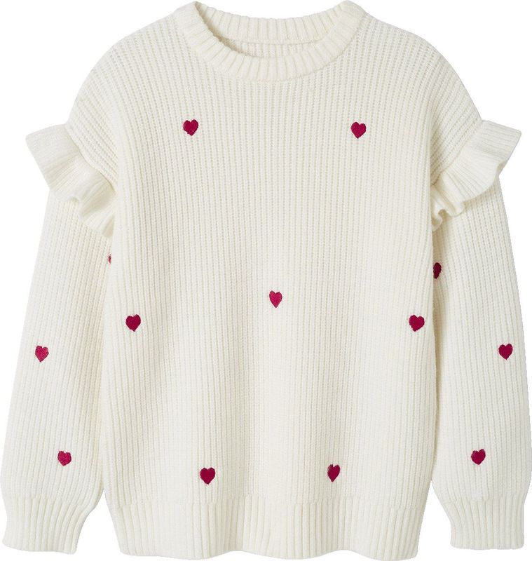 Vertbaudet Trui met ruches aan de mouwen meisjes