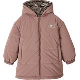 Omkeerbare Parka - Zilver - 1 Kant Metallic Effect - 1 Kant Donsjas - Gerecycled Polyester