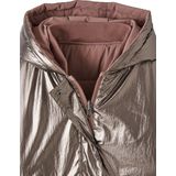 Omkeerbare Parka - Zilver - 1 Kant Metallic Effect - 1 Kant Donsjas - Gerecycled Polyester