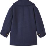 Vertbaudet - Officiersjas - Winterjas - Wol - Kraag met Revers, Knoopsluiting, 2 Zakken