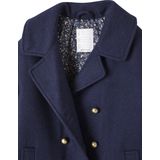 Vertbaudet - Officiersjas - Winterjas - Wol - Kraag met Revers, Knoopsluiting, 2 Zakken