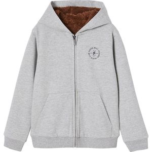 Vertbaudet Jongenssweater met rits en sherpa voering