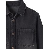 Denim - Jongenshemd - Stone - Puntkraag - Drukknoopsluiting - Lange Mouwen