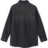 Denim - Jongenshemd - Stone - Puntkraag - Drukknoopsluiting - Lange Mouwen