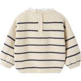 Vertbaudet Geparelde ribtrui voor baby' met kraag met Engels borduurwerk