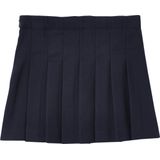 Meisjes - Plooirok - Marineblauw - Flanel - 98% Polyester, 2% Elastaan