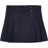 Vertbaudet - Meisjesplooirok - Plooirok - Navy - Flanel 98% Polyester, 2% Elastaan