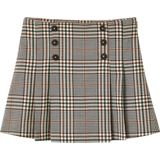 Plooirok - Geruit Flanel - Platte Taille - Voor Meisjes