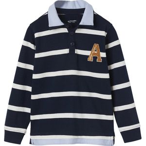 Vertbaudet Gestreepte polo jongens effect 2-in-1