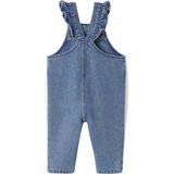 Denim - Babytuinbroek - Ruches - 100% Katoen