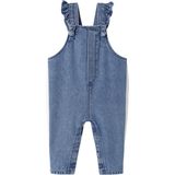 Denim - Babytuinbroek - Ruches - 100% Katoen